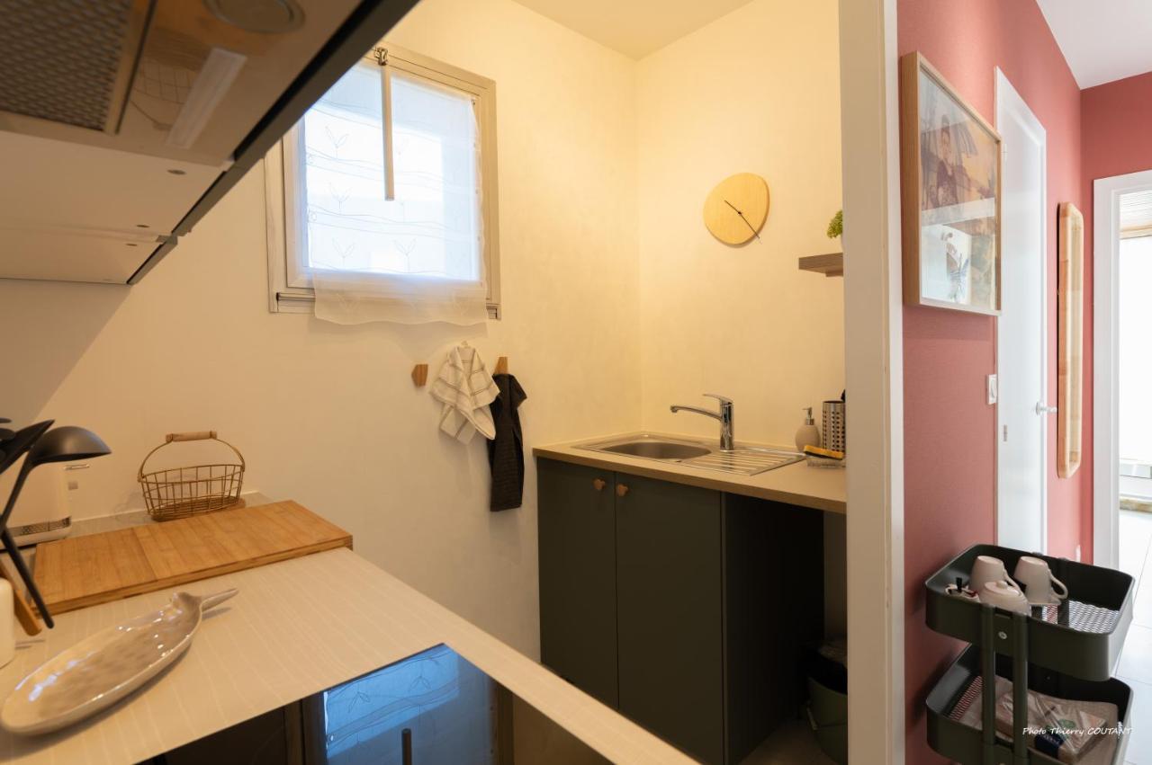 Agape, Elegant T2, 4 Etoiles, Plage Et Gr34 3Km, Centre Ville 750M Fouesnant Exterior foto